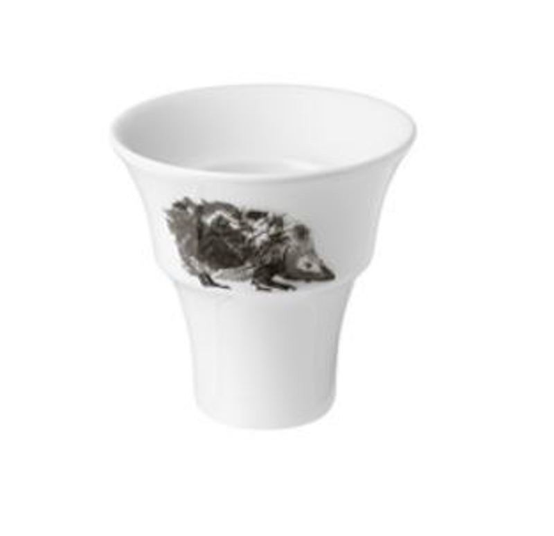 Porcelain Egg Cup - Piqueur