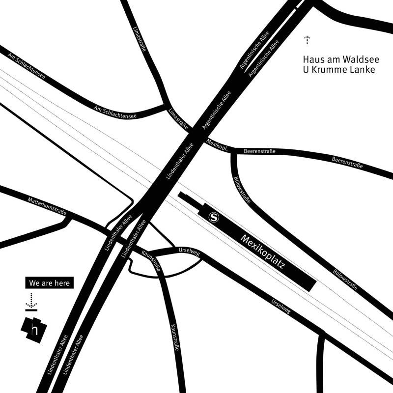 Map with Lindenthaler Allee 5 Berlin